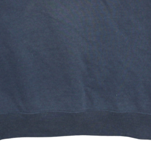 Adidas Men's Blue Embroidered Logo Pullover Sweatshirt Size L