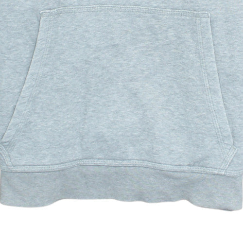 Nike Men's Grey Pullover Hoodie Medium Graphic Sportswear