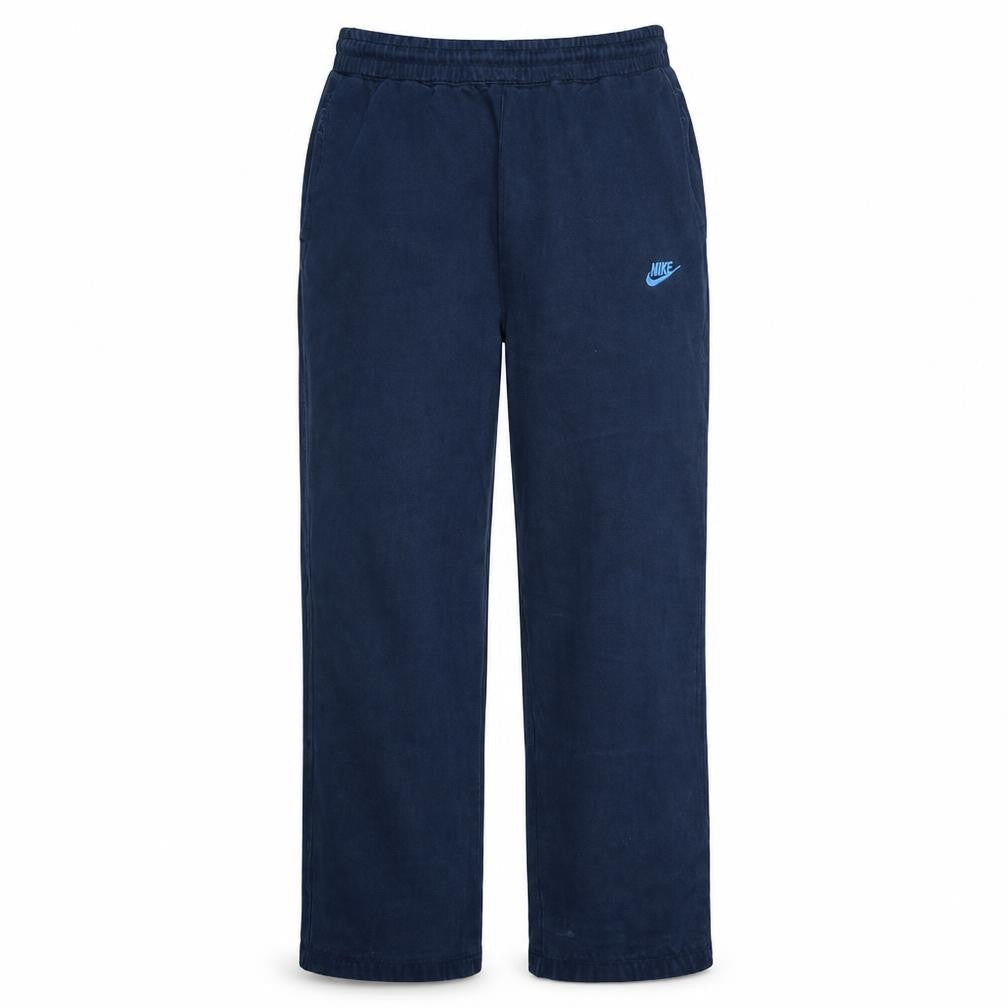 Nike Men's Blue Jogger Sweatpants L Cotton Blend Elastic Waist