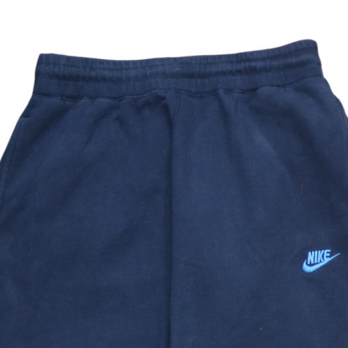 Nike Men's Blue Jogger Sweatpants L Cotton Blend Elastic Waist