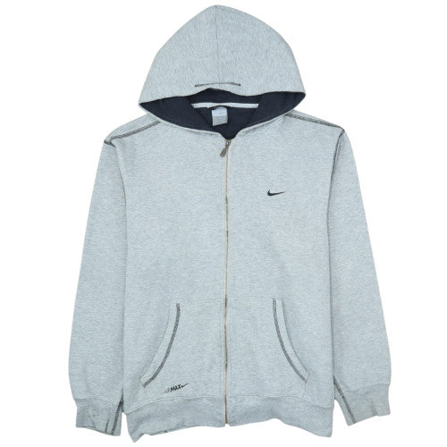 Nike Air Max Men's Grey Full Zip Hoodie Size L Sportswear