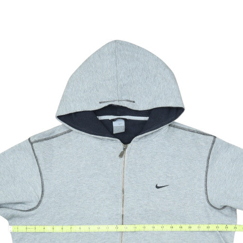 Nike Air Max Men's Grey Full Zip Hoodie Size L Sportswear