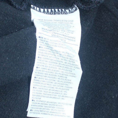 Nike Air Men's Black Full Zip Hoodie Size S Fleece Sportswear
