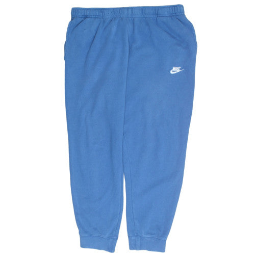 Nike Men Blue 2XL Fleece Tapered Sweatpants Activewear Trousers