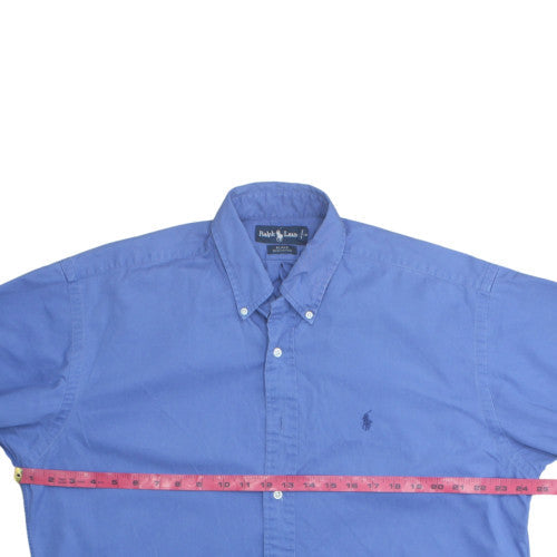 Ralph Lauren Men's Blue Cotton Blake Button-Down Shirt M