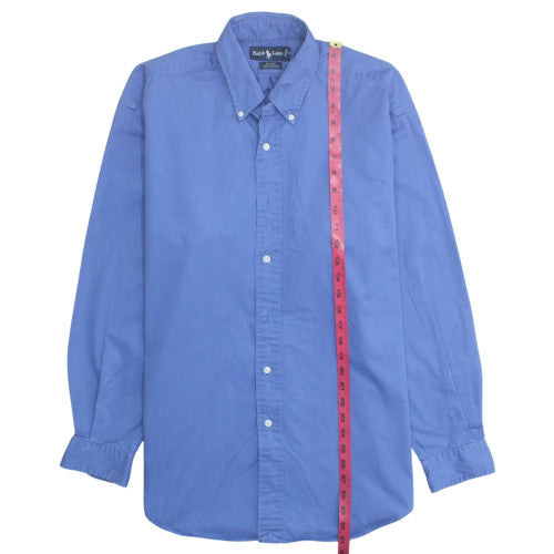 Ralph Lauren Men's Blue Cotton Blake Button-Down Shirt M