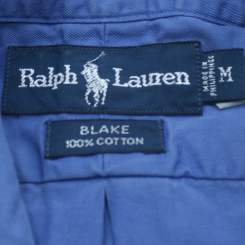 Ralph Lauren Men's Blue Cotton Blake Button-Down Shirt M