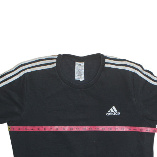Adidas Men's Black Long Sleeve Crew Neck Pullover Sweatshirt L