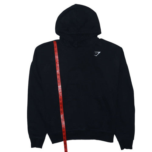 Gymshark Men's Black Pullover Hoodie Size S Regular Fit
