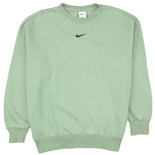 Nike Men's Green Crew Neck Pullover Sweatshirt Size S