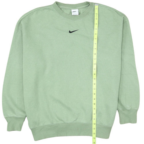 Nike Men's Green Crew Neck Pullover Sweatshirt Size S