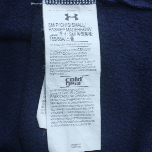 Under Armour Men's Blue ColdGear Pullover Hoodie Size S