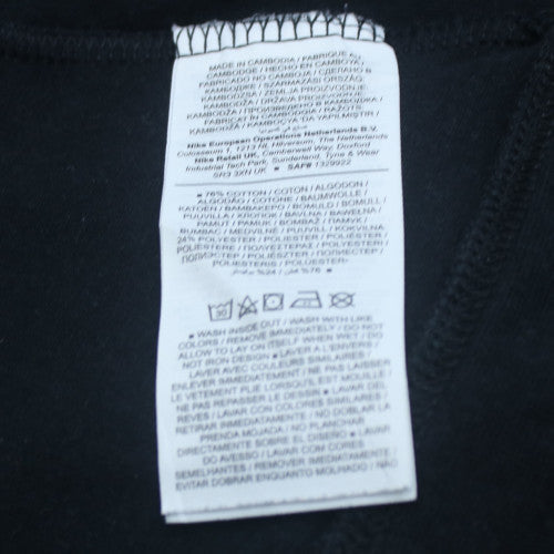 Nike Men's Black Crew Neck Pullover Sweatshirt Size L