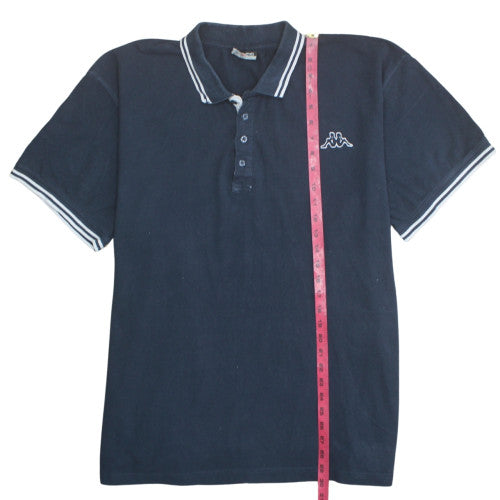 Kappa Men’s Navy Blue Polo Shirt 3XL 100% Cotton Classic Fit