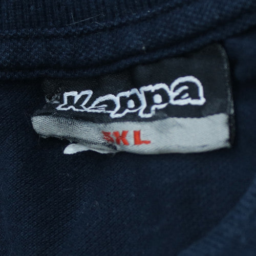 Kappa Men’s Navy Blue Polo Shirt 3XL 100% Cotton Classic Fit