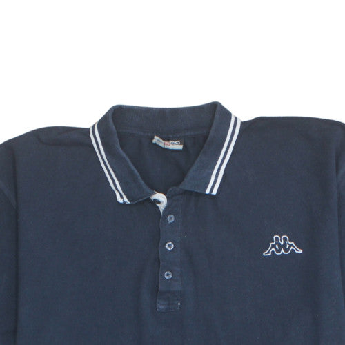 Kappa Men’s Navy Blue Polo Shirt 3XL 100% Cotton Classic Fit
