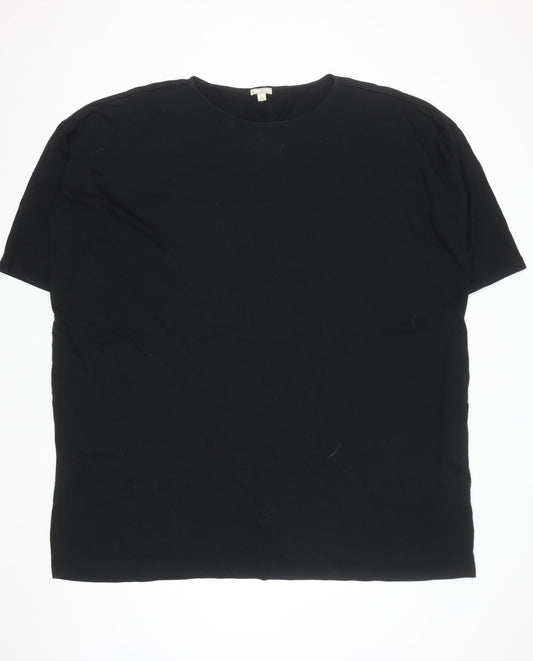 Gap Men's Black Cotton Modal Short Sleeve Crew Neck T-Shirt Size L