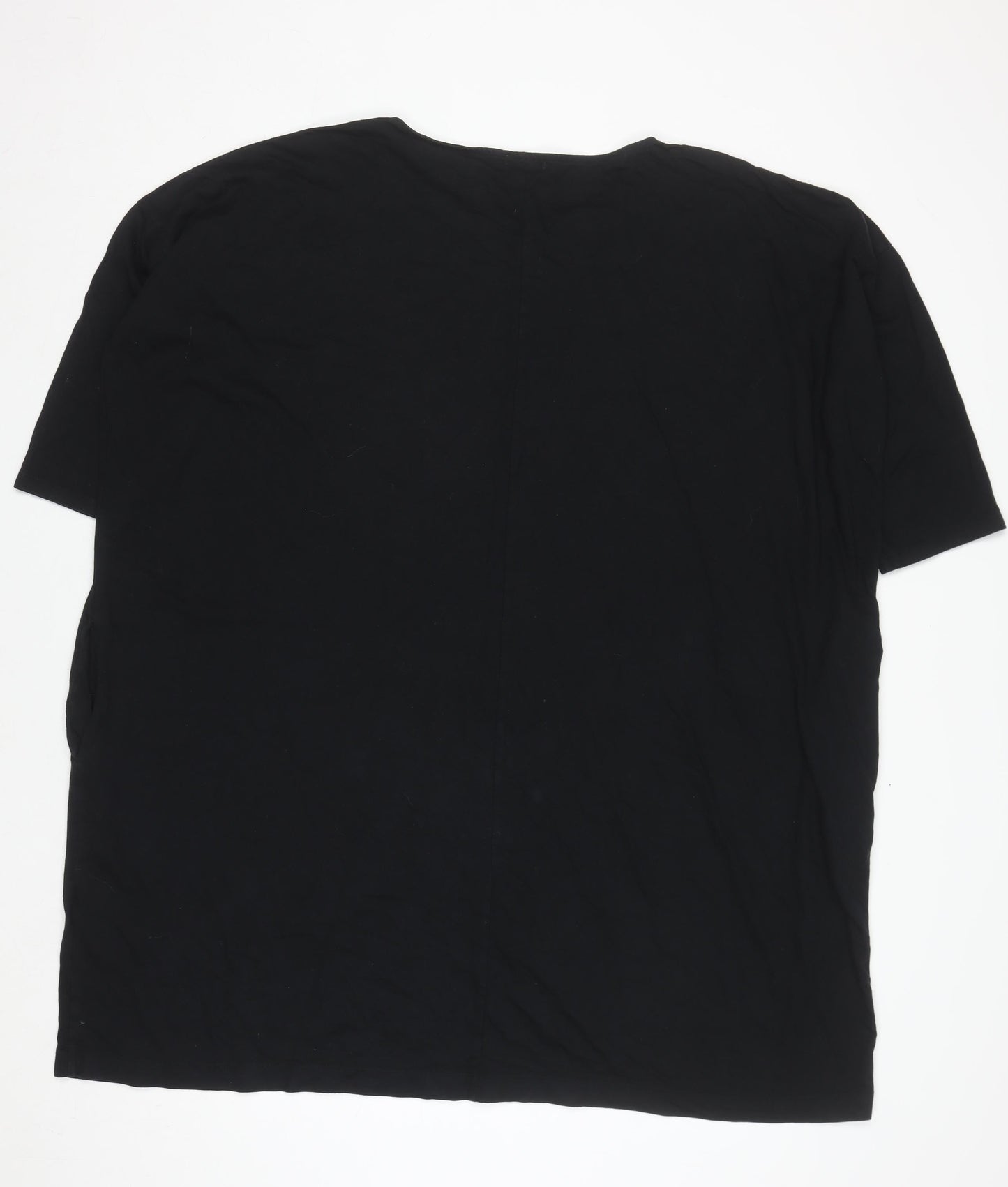 Gap Men's Black Cotton Modal Short Sleeve Crew Neck T-Shirt Size L
