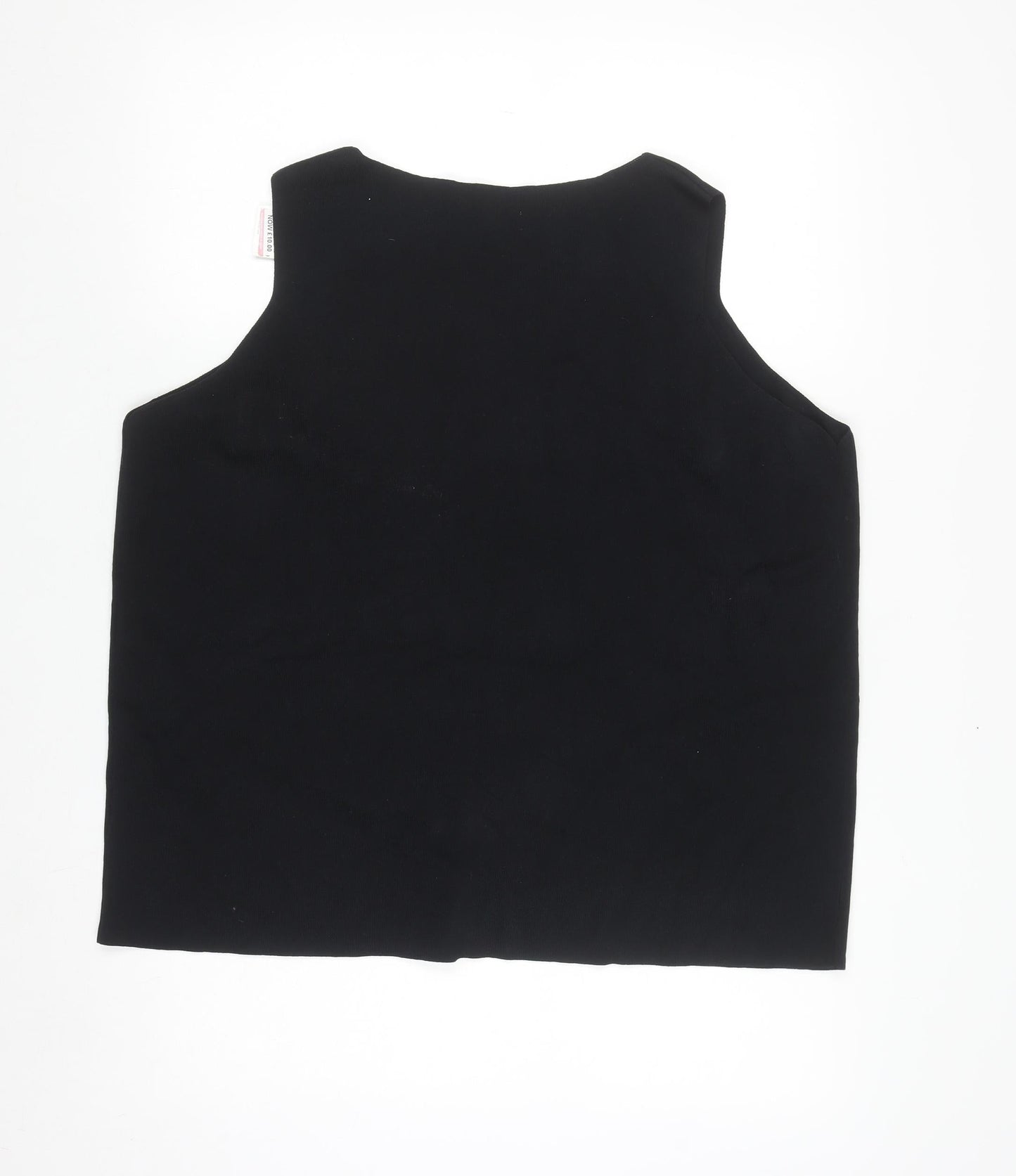 Marks and Spencer Women's Black Plus Size 24 Sleeveless Knit Tank Top