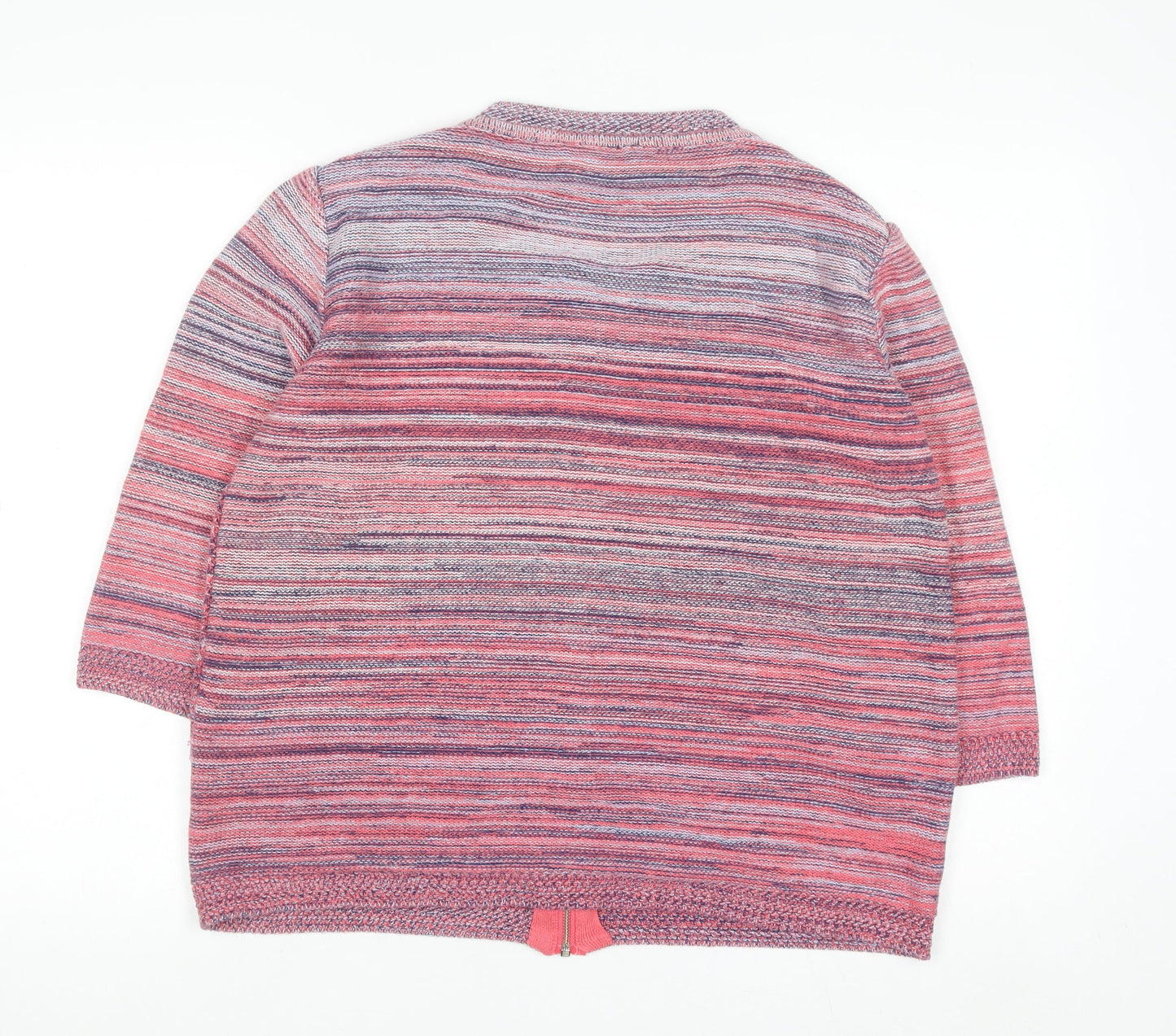 Marks and Spencer Per Una Women’s Multicoloured Full Zip Knit Cardigan Size 16