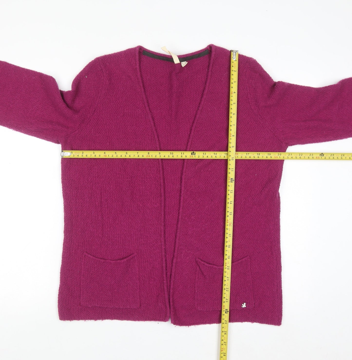White Stuff Women's Pink Long Sleeve Knit Cardigan Size 12