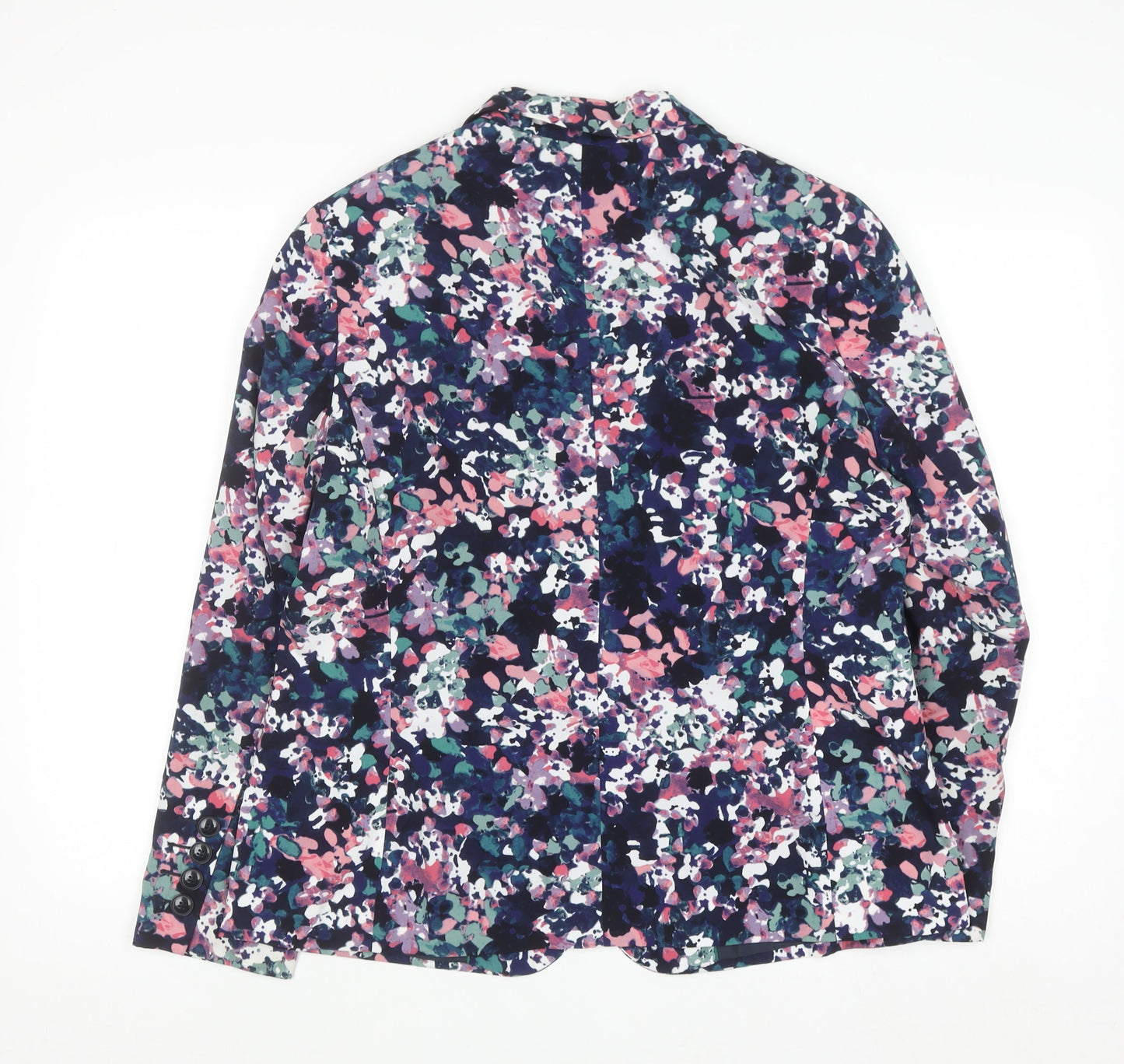 Marks and Spencer Women's Multicoloured Floral Blazer Size 16