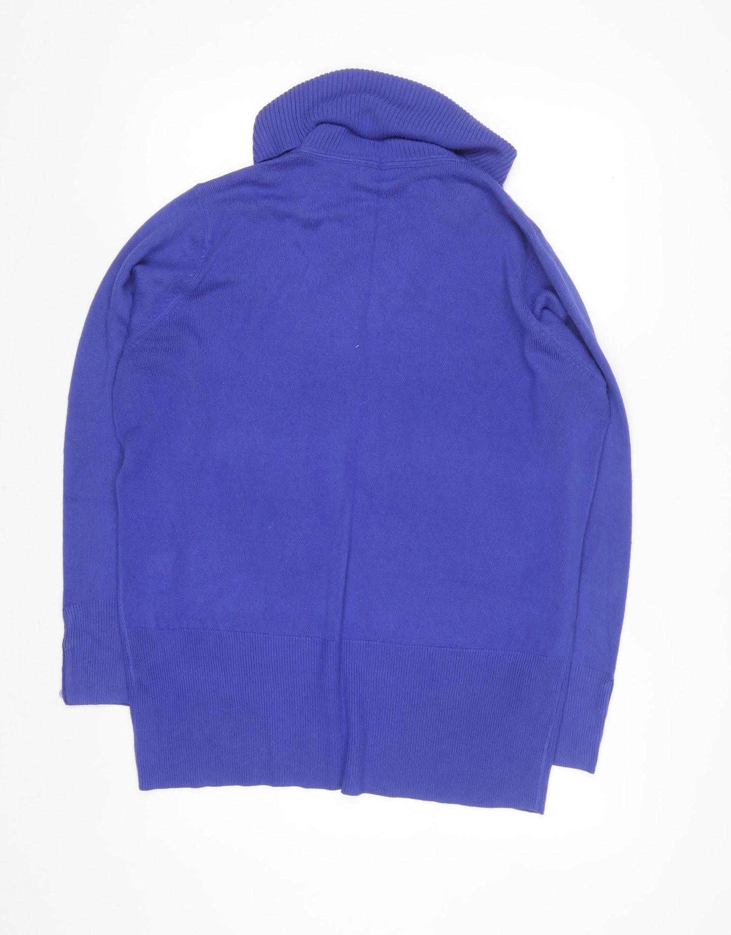 Debenhams Women’s Blue Roll Neck Acrylic Jumper Size 20
