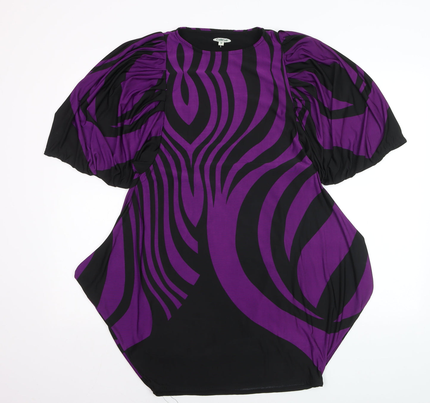 Culture Women’s Purple Zebra Print Shift Dress Size 8