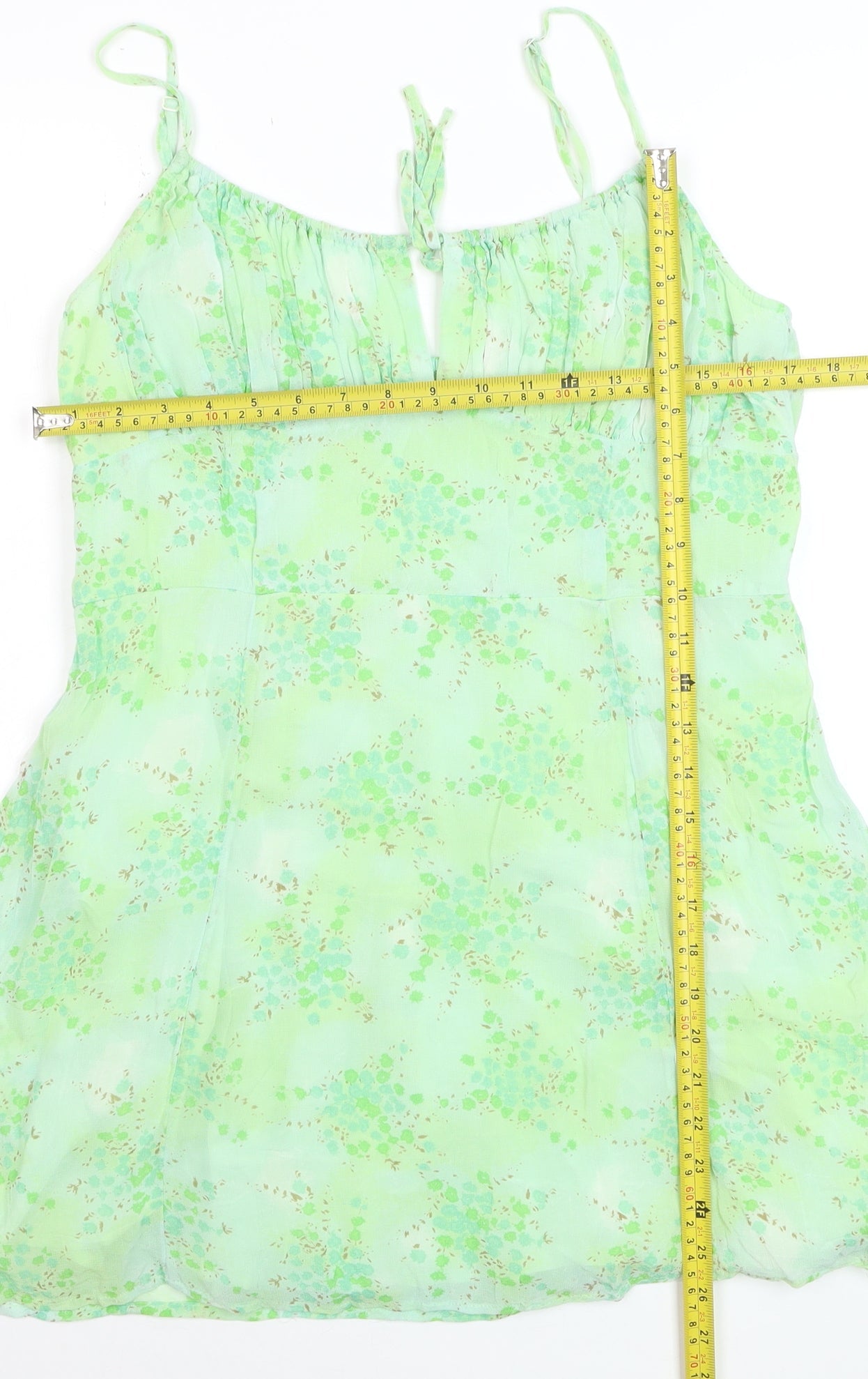 Urban Outfitters Women’s Green Floral Slip Dress XL