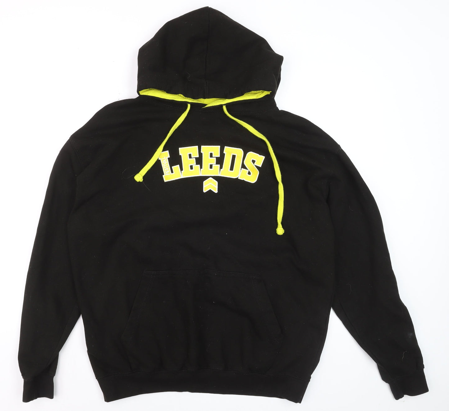 Just Hoods Mens Black XL Pullover Leeds Festival 2022 Hoodie