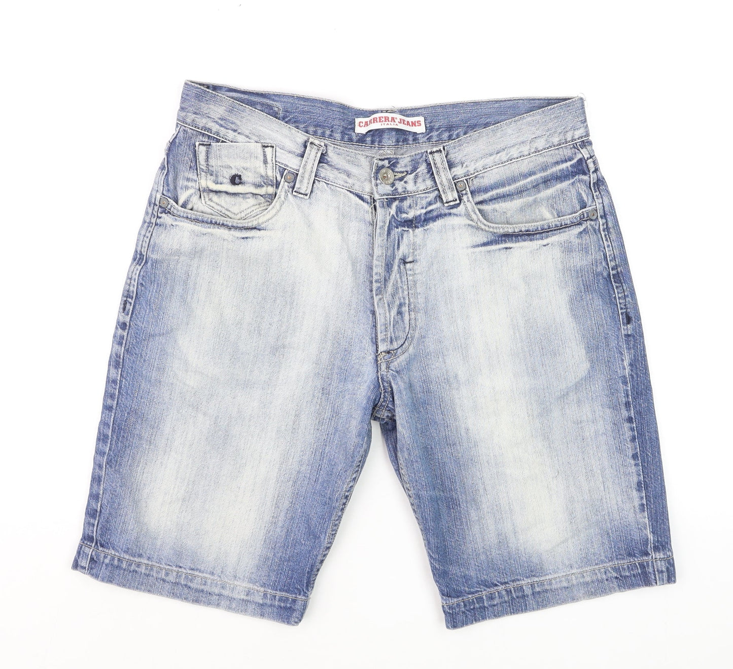 Carrera Jeans Women's Blue Denim Bermuda Shorts Size 20