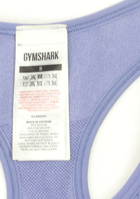 Gymshark Women Purple Small Racerback Seamless Sports Bra Top