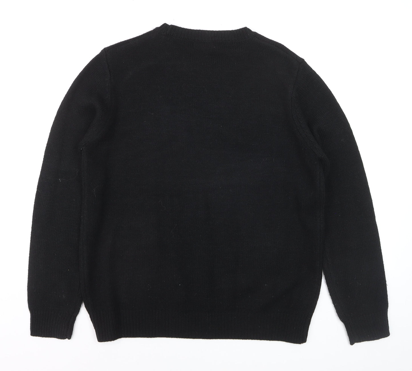 Papaya Women’s Black 'Forever' Beaded Knit Jumper Size M