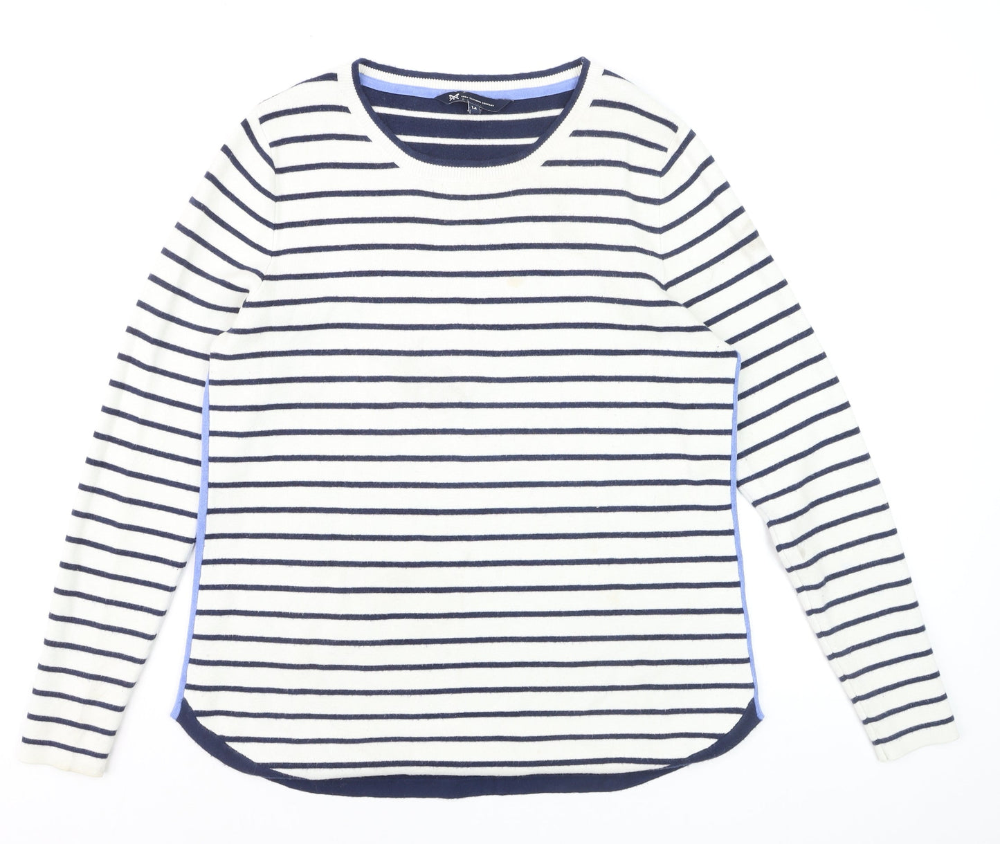 Crew Clothing Women’s Multicoloured Striped Jumper Size 14