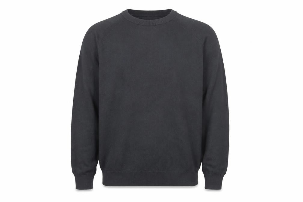 Marks & Spencer Men's Black XL Pure Cotton Crew Neck Jumper