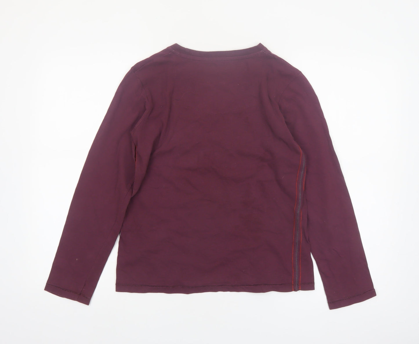 Ted Baker Boys Purple Long Sleeve Graphic Print Cotton T-Shirt 12 Years