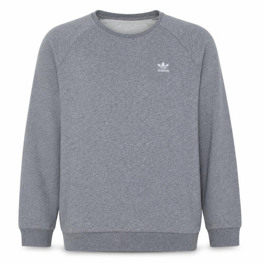 Adidas Men’s Grey 2XL Crew Neck Fleece Pullover Sweatshirt