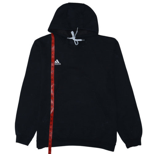 Adidas Men's Black XL Pullover Hoodie Cotton Fleece Sweatshirt