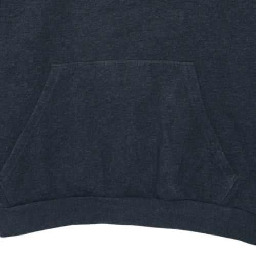 adidas Men's Grey XL Pullover Fleece Hoodie with Logo Drawstring