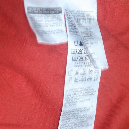 Levi's Men's Red Graphic Print Crew Neck Pullover Sweatshirt L