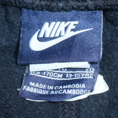 Nike Boys Black Fleece Jogger Trousers 13-15 Years Comfortable Casual Wear