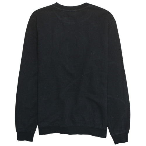 Kappa Men's Black Large Logo Pullover Sweatshirt