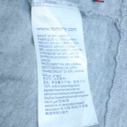 Tommy Hilfiger Boys Grey 16 Years Logo Crew Neck Cotton T-Shirt