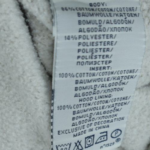 Ralph Lauren Men's Grey Full Zip Hoodie L Logo Classic Style