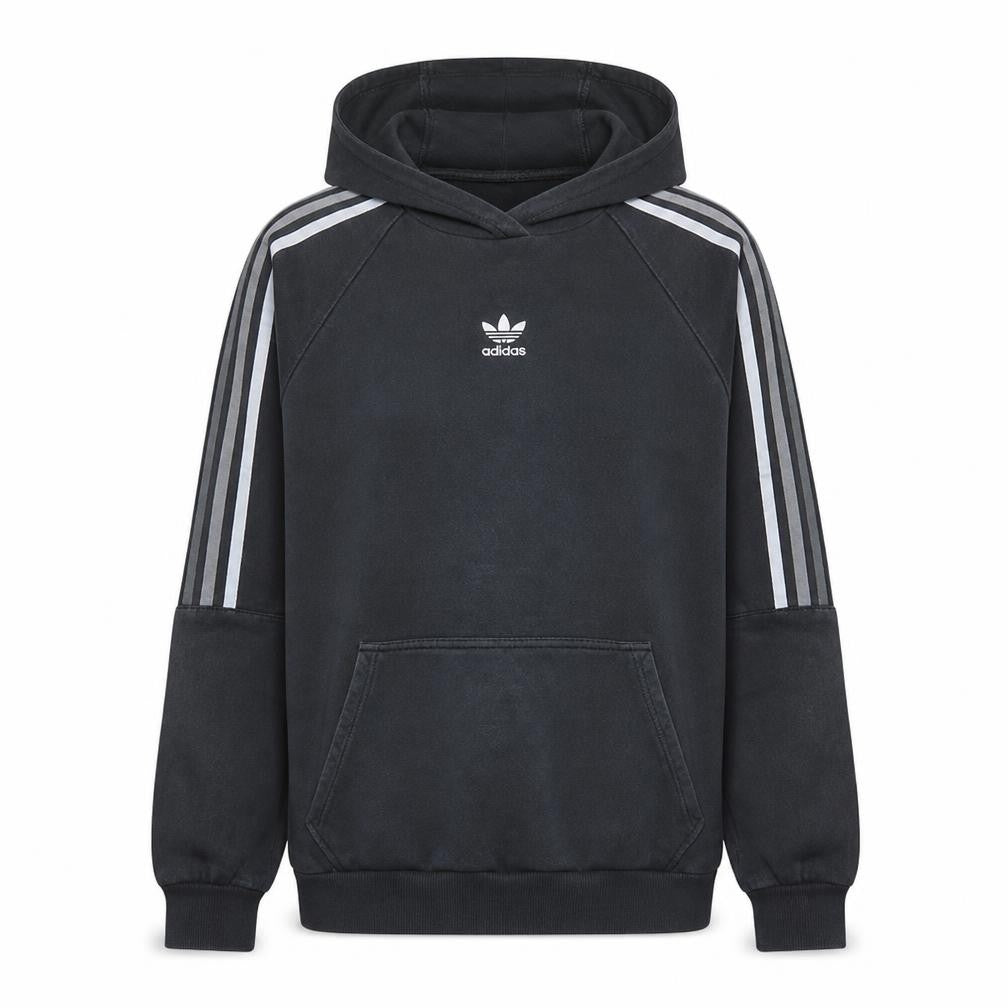 Adidas Women's Black Full Zip Hoodie Size M Cotton Blend