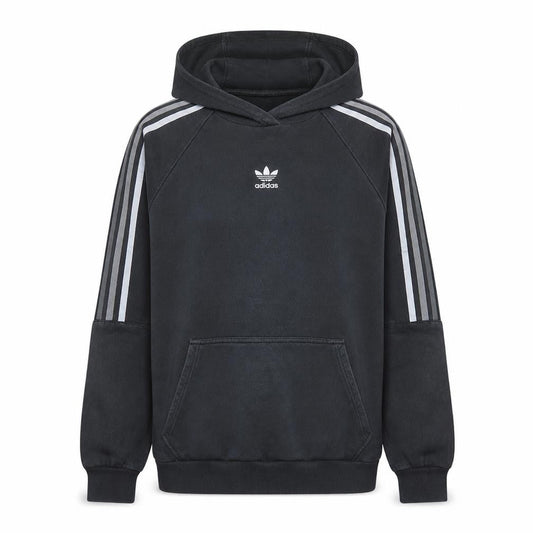 Adidas Women's Black Full Zip Hoodie Size M Cotton Blend