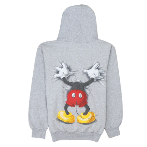 Disneyland Resort by Hanes Grey Mickey Mouse Hoodie Women's Small