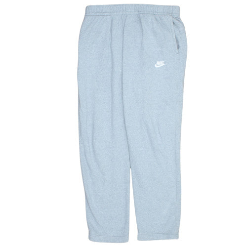Nike Men’s Grey Fleece Sweatpants L Regular Fit Casual Trousers