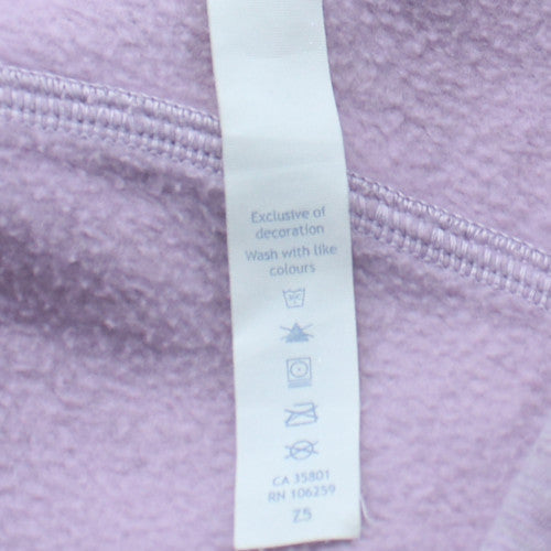 Lululemon Women Lilac Full Zip Hoodie Size 8 Cotton Blend
