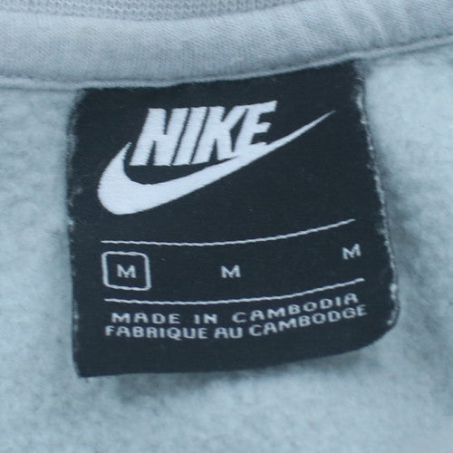 Nike Womens Grey Colourblock Pullover Sweatshirt Size M